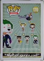 Joker (with Kisses) (Purple Suit) from Heroes - DC Comics Bombshells Pop! manufactured by Funko [Back]