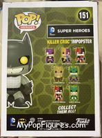 Killer Croc (Impopster) from Heroes - DC Super Heroes Pop! manufactured by Funko [Back]