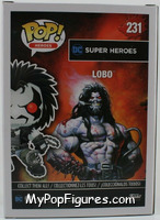 Lobo from Heroes - DC Super Heroes Pop! manufactured by Funko [Back]