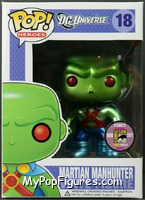 Martian Manhunter (Metallic) from Heroes - DC Universe Pop! manufactured by Funko [Front]