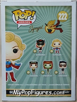 Supergirl from Heroes - DC Comics Bombshells Pop! manufactured by Funko [Back]