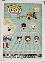 Supergirl (Sepia) from Heroes - DC Comics Bombshells Pop! manufactured by Funko [Back]