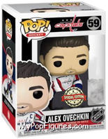 Alex Ovechkin (White Jersey) (Capitals) from Hockey - Pop! Vinyl Figures manufactured by Funko [Front]