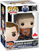 Connor McDavid (Orange Jersey) (Oilers) from Hockey - Pop! Vinyl Figures manufactured by Funko [Front]