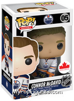 Connor McDavid (White Jersey) (Oilers) from Hockey - Pop! Vinyl Figures manufactured by Funko [Front]