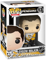 Evgeni Malkin (White Jersey) (Penguins) from Hockey - Pop! Vinyl Figures manufactured by Funko [Front]