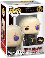 Aemond Targaryen (Sapphire Eye) (Glows in the Dark) (Chase) from House of the Dragon - Pop! Vinyl Figures manufactured by Funko [Front]