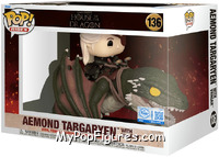 Aemond Targaryen with Vhagar from House of the Dragon - Pop! Rides manufactured by Funko [Front]
