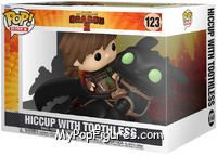 Hiccup with Hercules (Deluxe) from How to Train Your Dragon 2 - Pop! Rides manufactured by Funko [Front]