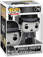 Charlie Chaplin from Icons - Pop! Vinyl Figures manufactured by Funko [Front]