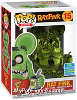 Rat Fink (Green Chrome) from Icons - Pop! Vinyl Figures manufactured by Funko [Front]