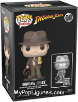 Indiana Jones (Metallic) from Indiana Jones - Pop! Die-Cast manufactured by Funko [Front]