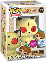 Kirara & Shippo (Flocked) from Inuyasha - Pop! Vinyl Figures manufactured by Funko [Front]