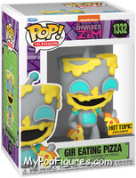 Gir Eating Pizza from Invader Zim - Pop! Vinyl Figures manufactured by Funko [Front]