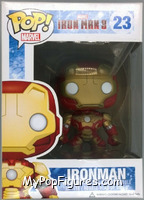 Iron Man (Mark XLII) from Iron Man - Iron Man 3 Pop! manufactured by Funko [Front]