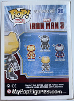 Iron Man (Deep Space Suit) (Mark XXXIX) from Iron Man - Iron Man 3 Pop! manufactured by Funko [Back]