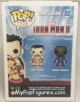 Tony Stark (Mark XLII) from Iron Man - Iron Man 3 Pop! manufactured by Funko [Back]