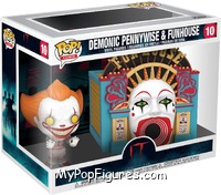 Demonic Pennywise & Funhouse from IT - Pop! Towns manufactured by Funko [Front]