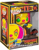 Pennywise (Blacklight) from IT - Pop! Vinyl Figures manufactured by Funko [Front]