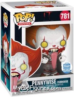 Pennywise (Funhouse) (Bloody) from IT - Pop! Vinyl Figures manufactured by Funko [Front]