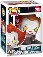 Pennywise (with Balloon) from IT - Pop! Vinyl Figures manufactured by Funko [Front]