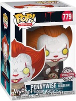 Pennywise (with Beaver Hat) from IT - Pop! Vinyl Figures manufactured by Funko [Front]