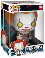 Pennywise (with Boat) (Jumbo) from IT - Pop! Vinyl Figures manufactured by Funko [Front]