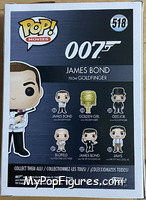 James Bond (Goldfinger) from James Bond - Pop! Vinyl Figures manufactured by Funko [Back]