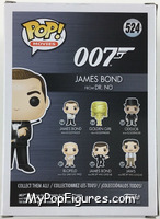 James Bond (Black Tux) (Dr. No) from James Bond - Pop! Vinyl Figures manufactured by Funko [Back]