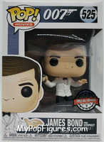 James Bond (White Tux) (Octopussy) from James Bond - Pop! Vinyl Figures manufactured by Funko [Front]