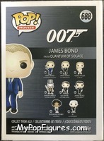 James Bond (Quantum of Solace) from James Bond - Pop! Vinyl Figures manufactured by Funko [Back]