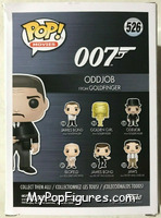 Oddjob (Holding Hat) (Goldfinger) from James Bond - Pop! Vinyl Figures manufactured by Funko [Back]