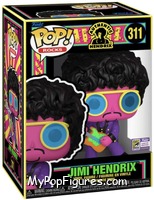 Jimi Hendrix (Blacklight) from Jimi Hendrix - Pop! Vinyl Figures manufactured by Funko [Front]