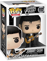 Johnny Cash (Playing Guitar) from Johnny Cash - Pop! Vinyl Figures manufactured by Funko [Front]