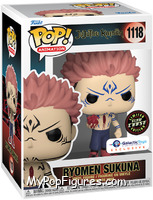 Ryomen Sukuna (Heart) (Glows) (Chase) from Jujutsu Kaisen - Pop! Vinyl Figures manufactured by Funko [Front]