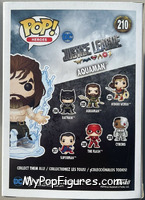 Aquaman from Justice League - Justice League Pop! manufactured by Funko [Back]