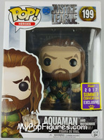 Aquaman and Motherbox from Justice League - Justice League Pop! manufactured by Funko [Front]