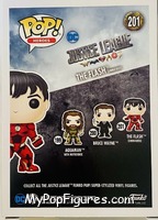 Flash (Unmasked) from Justice League - Justice League Pop! manufactured by Funko [Back]