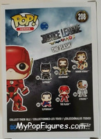 Flash from Justice League - Justice League Pop! manufactured by Funko [Back]