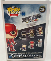 Flash (Blue Chrome) from Justice League - Justice League Pop! manufactured by Funko [Back]