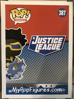 Static Shock from Justice League - Justice League Pop! manufactured by Funko [Back]