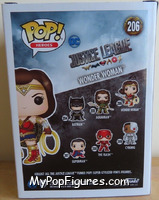 Wonder Woman from Justice League - Justice League Pop! manufactured by Funko [Back]