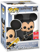 Organization 13 Mickey (Hood Down) from Kingdom Hearts - Pop! Vinyl Figures manufactured by Funko [Front]