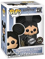 Organization 13 Mickey (Glowing Key) (Chase) from Kingdom Hearts - Pop! Vinyl Figures manufactured by Funko [Front]