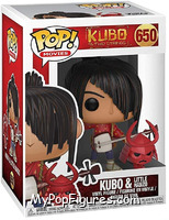 Kubo & Little Hanzo from Kubo and the Two Strings - Pop! Vinyl Figures manufactured by Funko [Front]