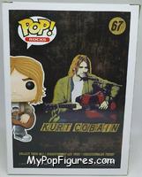 Kurt Cobain (Brown Guitar) from Kurt Cobain - Pop! Vinyl Figures manufactured by Funko [Back]