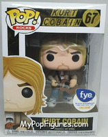 Kurt Cobain (Brown Guitar) from Kurt Cobain - Pop! Vinyl Figures manufactured by Funko [Front]