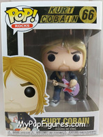 Kurt Cobain (Purple Guitar) from Kurt Cobain - Pop! Vinyl Figures manufactured by Funko [Front]