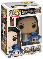 Sarah & Worm from Labyrinth - Pop! Vinyl Figures manufactured by Funko [Front]