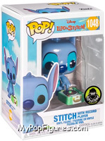 Stitch (with Record Player) from Lilo & Stitch - Pop! Vinyl Figures manufactured by Funko [Front]